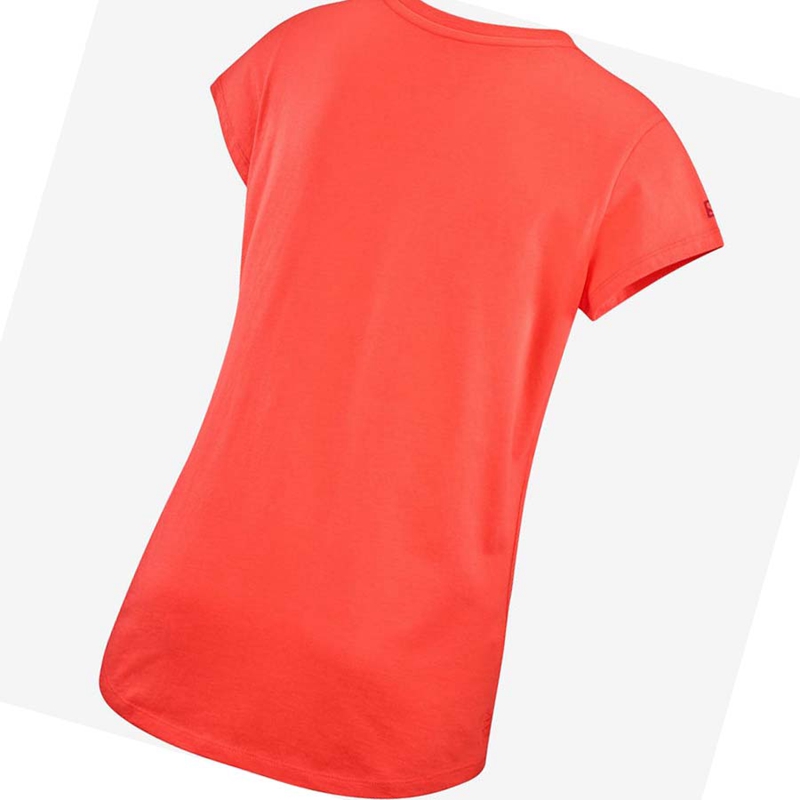 Salomon OUTLIFE SCOOP HEM TEE W T-shirts Dames Oranje | 35297-DKEH