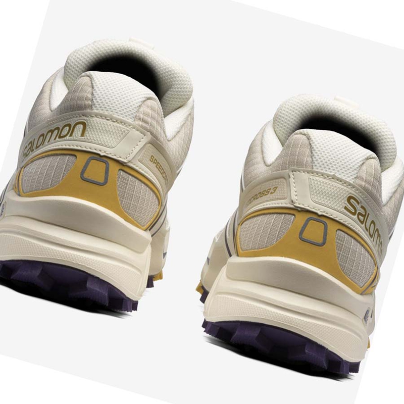 Salomon SPEEDCROSS 3 Sneakers Dames Beige | 67081-IHFL