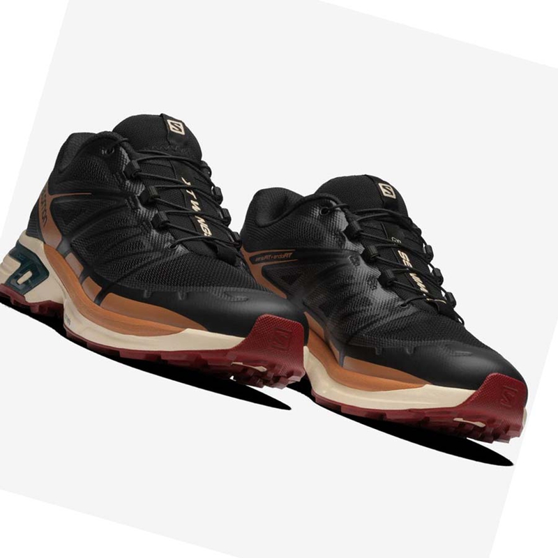 Salomon XT-WINGS 2 Sneakers Heren Zwart Koffie | 92871-PHTN